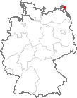 Karte Lietzow, Rügen
